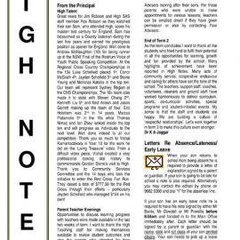 High Notes, Vol 15 No 20, 27 June 2014