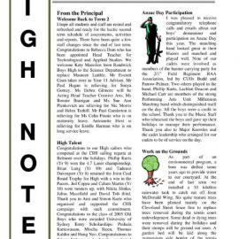 High Notes, Vol 7 No 12, 5 May 2006