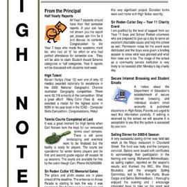 High Notes, Vol 7 No 15, 26 May 2006