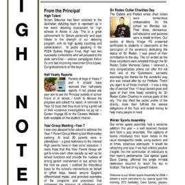 High Notes, Vol 7 No 16, 2 June 2006