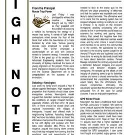 High Notes, Vol 7 No 25, 18 August 2006