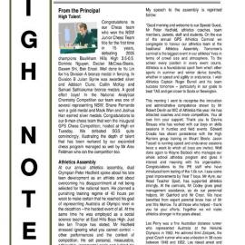 High Notes, Vol 7 No 30, 22 September 2006
