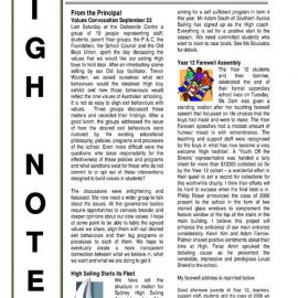 High Notes, Vol 7 No 31, 29 September 2006