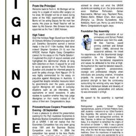 High Notes, Vol 7 No 32, 20 October 2006