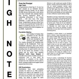 High Notes, Vol 7 No 33, 27 October 2006