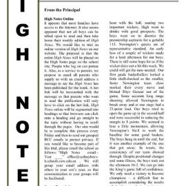 High Notes, Vol 4 No 7, 21 March 2003