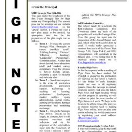 High Notes, Vol 4 No 10, 10 April 2003