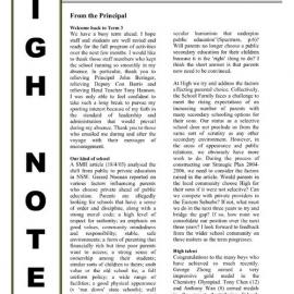 High Notes, Vol 4 No 21, 25 July 2003