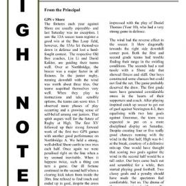 High Notes, Vol 4 No 24, 15 August 2003