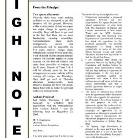 High Notes, Vol 5 No 2, 6 February 2004