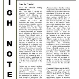 High Notes, Vol 5 No 9, 26 March 2004