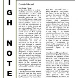 High Notes, Vol 5 No 11, 8 April 2004