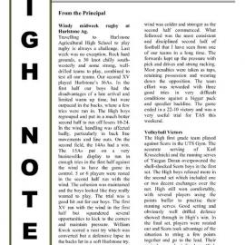 High Notes, Vol 5 No 15, 21 May 2004