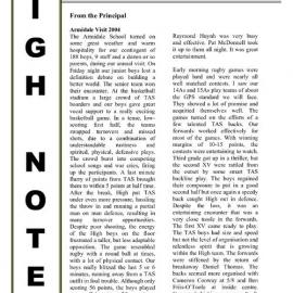 High Notes, Vol 5 No 16, 28 May 2004