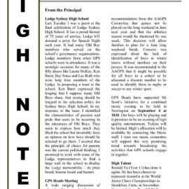 High Notes, Vol 5 No 26, 20 August 2004