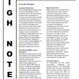 High Notes, Vol 5 No 39, 3 December 2004