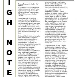 High Notes, Vol 6 No 5, 4 March 2005