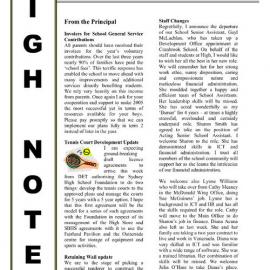 High Notes, Vol 6 No 9, 1 April 2005