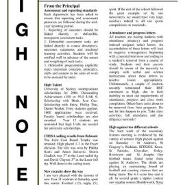 High Notes, Vol 6 No 12, 13 May 2005