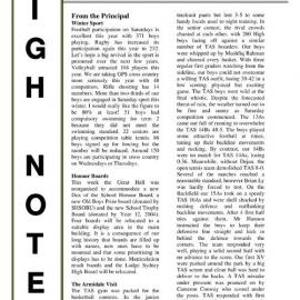 High Notes, Vol 6 No 13, 20 May 2005