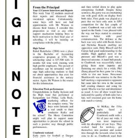 High Notes, Vol 6 No 14, 27 May 2005