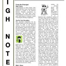 High Notes, Vol 6 No 26, 2 September 2005