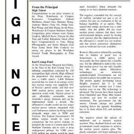 High Notes, Vol 6 No 28, 16 September 2005