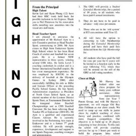 High Notes, Vol 6 No 36, 25 November 2005