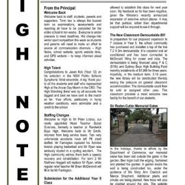 High Notes, Vol 8 No 10, 27 April 2007