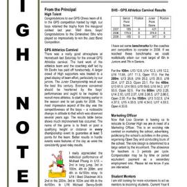High Notes, Vol 8 No 29, 21 September 2007