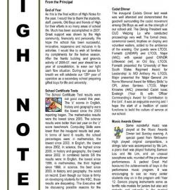 High Notes, Vol 8 No 39, 14 December 2007