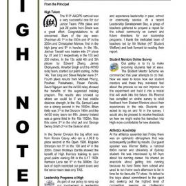 High Notes, Vol 9 No 13, 16 May 2008