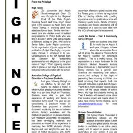 High Notes, Vol 9 No 14, 23 May 2008