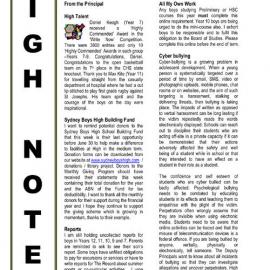 High Notes, Vol 9 No 19, 27 June 2008