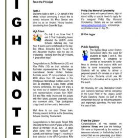 High Notes, Vol 9 No 21, 25 July 2008