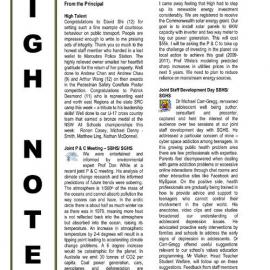 High Notes, Vol 9 No 23, 8 August 2008