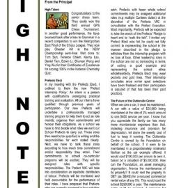 High Notes, Vol 9 No 30, 26 September 2008