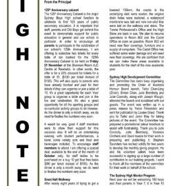 High Notes, Vol 9 No 32, 24 October 2008