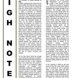 High Notes, Vol 9 No 34, 7 November 2008