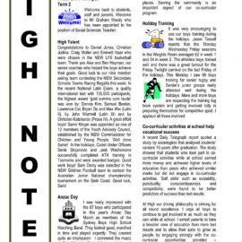 High Notes, Vol 10 No 12, 1 May 2009