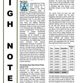 High Notes, Vol 10 No 13, 8 May 2009