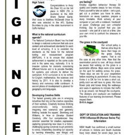High Notes, Vol 10 No 16, 29 May 2009