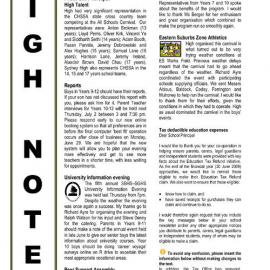 High Notes, Vol 10 No 20, 26 June 2009