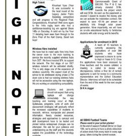 High Notes, Vol 10 No 25, 14 August 2009