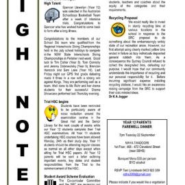 High Notes, Vol 10 No 26, 21 August 2009