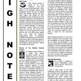 High Notes, Vol 10 No 28, 4 September 2009