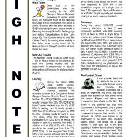 High Notes, Vol 10 No 30, 18 September 2009