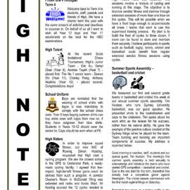High Notes, Vol 10 No 33, 23 October 2009