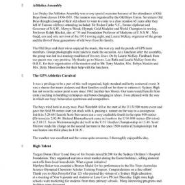 High Notes (From the Principal), Vol 1 No 14, 25 May 2000
