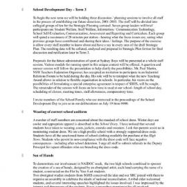 High Notes (From the Principal), Vol 1 No 19, 30 June 2000